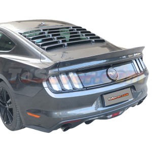 Mustang 2015-2022 GT Style Classic Rear Window Louvers – Iconic Look, Free Shipping