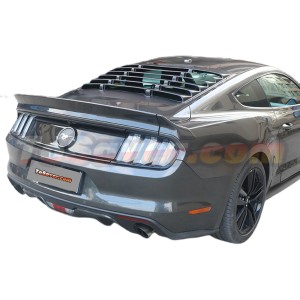 Mustang 2015-2022 GT Style Classic Rear Window Louvers – Iconic Look, Free Shipping