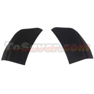 Mustang 2015-2017 Chin Spoiler Winglets – Black ABS, Free Shipping