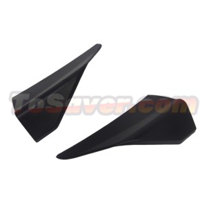 Mustang 2015-2017 Chin Spoiler Winglets – Black ABS, Free Shipping