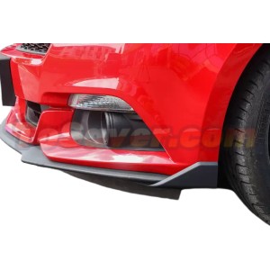 Mustang 2015-2017 Chin Spoiler Winglets – Black ABS, Free Shipping