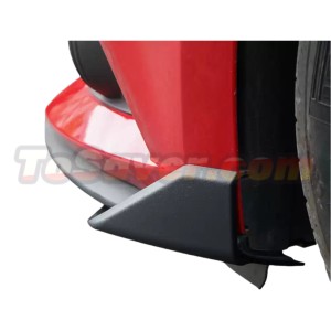 Mustang 2015-2017 Chin Spoiler Winglets – Black ABS, Free Shipping