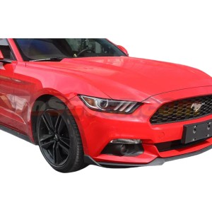 Mustang 2015-2017 Chin Spoiler Winglets – Black ABS, Free Shipping