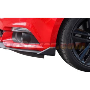 Mustang 2015-2017 Chin Spoiler Winglets – Black ABS, Free Shipping