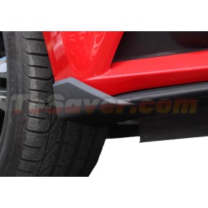 Mustang 2015-2017 Chin Spoiler Winglets – Black ABS, Free Shipping