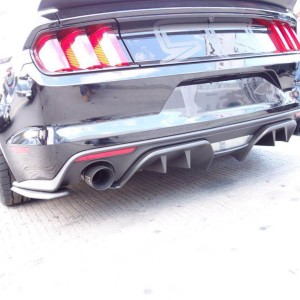 Mustang 2015-2017 RTR-Style Rear Diffuser – PP Material, Free Shipping