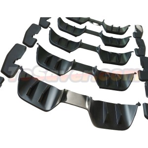 Mustang 2015-2017 RTR-Style Rear Diffuser – PP Material, Free Shipping