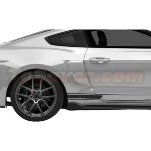 Mustang 2015-2022 Modern Panel Winglets Side Skirts – Stylish Upgrade with Free Shipping