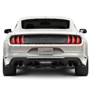 Mustang 2018-2022 GT Style Rear Bumper Diffuser - Single/Dual Outlet – Perfect Fit & Free Shipping