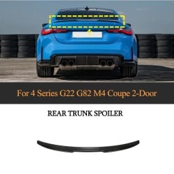 Carbon Fiber Rear Wing Spoiler for BMW 4 Series G22 430i G82 M4 M440i xDrive Coupe 2-Door 2021-2023