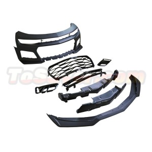 Chevrolet Camaro 2016-2018 ZL1 Style Front Bumper with Front Lip Body Kit – Free Shipping