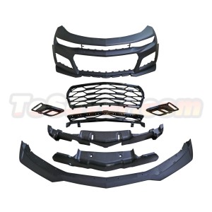 Chevrolet Camaro 2016-2018 ZL1 Style Front Bumper with Front Lip Body Kit – Free Shipping