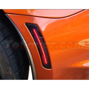 Chevrolet Camaro 2016-2023 Front & Rear Fender Lights – Smoke Black Design – Free Shipping