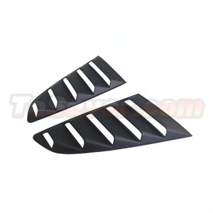 Chevrolet Camaro 2016-2023 Quarter Window Louvers – Sleek Matte Black Design – Free Shipping