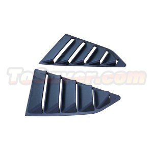 Chevrolet Camaro 2016-2023 Quarter Window Louvers – Sleek Matte Black Design – Free Shipping