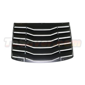 Chevrolet Camaro 2016-2023 Modern Rear Window Louvers – Sleek Matte Black Design – Free Shipping