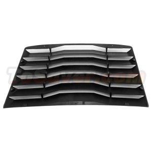 Chevrolet Camaro 2016-2023 Modern Rear Window Louvers – Sleek Matte Black Design – Free Shipping