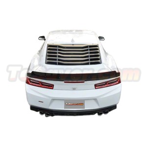 Chevrolet Camaro 2016-2023 Modern Rear Window Louvers – Sleek Matte Black Design – Free Shipping