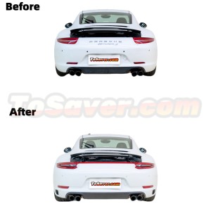 Porsche 911 Carrera 2012-2016 (991.1) to 991.2 OE Style Rear Bumper Body Kit with Center Light - Free Shipping - ToSaver.com