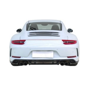 Porsche 911 2017-2019 991.2 GT3 Style Rear Bumper Kit with Glass Fibre or Dry Carbon Fiber Diffuser – Free Shipping