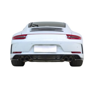 Porsche 911 2017-2019 991.2 GT3 Style Rear Bumper Kit with Glass Fibre or Dry Carbon Fiber Diffuser – Free Shipping