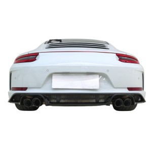 Porsche 911 2017-2019 991.2 GT3 Style Rear Bumper Kit with Glass Fibre or Dry Carbon Fiber Diffuser – Free Shipping