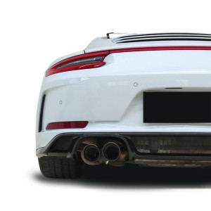 Porsche 911 2017-2019 991.2 GT3 Style Rear Bumper with Center Light Bar and Diffuser – Free Shipping