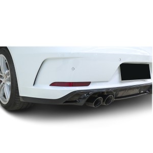 Porsche 911 2017-2019 991.2 GT3 Style Rear Bumper with Center Light Bar and Diffuser – Free Shipping