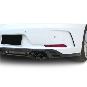 Porsche 911 2017-2019 991.2 GT3 Style Rear Bumper with Center Light Bar and Diffuser – Free Shipping