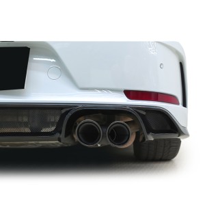 Porsche 911 2017-2019 991.2 GT3 Style Rear Bumper with Center Light Bar and Diffuser – Free Shipping