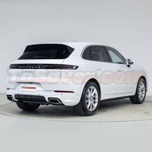 Porsche Cayenne/Coupe 2024+ 9Y0.2 GTS/SportDesign Style Rear Diffuser + Color-Matched Wheel Arches + Turbo Style Door Panels Kit