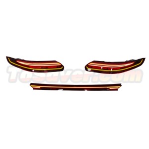 Porsche Panamera 2014-2016 970.2 Upgrade to 2023 Style LED Dynamic Full-Width Tail Lights - Free Shipping