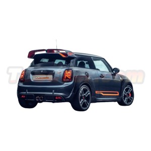 MINI Cooper 2021+ F55/F56/F57 JCW Style Black Trim Grille Cover + Head Lamp Cover + Rear Lamp Cover - Free Shipping