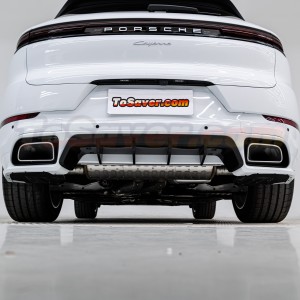 Porsche Cayenne/Coupe 2024+ 9Y0.2 TechArt Style Rear Lip + OEM Rear Bumper Body Kit - Free Shipping