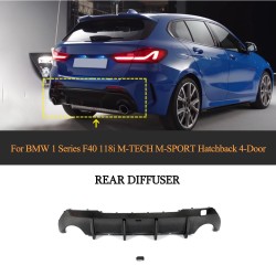 Carbon Fiber Rear Diffuser for BMW 1 Series F40 118i M-TECH M-SPORT Hatchback 4-Door 2020-2022