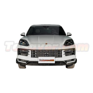 Porsche Cayenne/Coupe 2024+ 9Y0.2 Upgrade Kit - MANSORY Style Dry Carbon Fiber Front Lip - Free Shipping