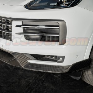 Porsche Cayenne/Coupe 2024+ 9Y0.2 Upgrade Kit - MANSORY Style Dry Carbon Fiber Front Lip - Free Shipping