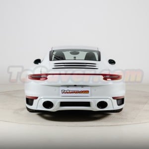 Porsche 911/991 (2012-2019) Old to New 992 Turbo SD Style Rear Bumper + Tail Lights + Center Light Bar Upgrade BodyKit