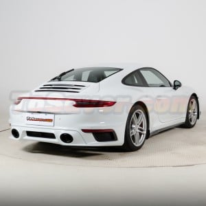 Porsche 911/991 (2012-2019) Old to New 992 Turbo SD Style Rear Bumper + Tail Lights + Center Light Bar Upgrade BodyKit