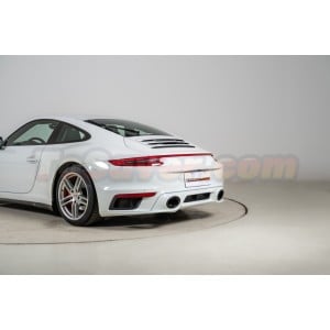 Porsche 911/991 (2012-2019) Old to New 992 Turbo SD Style Rear Bumper + Tail Lights + Center Light Bar Upgrade BodyKit