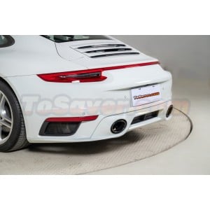 Porsche 911/991 (2012-2019) Old to New 992 Turbo SD Style Rear Bumper + Tail Lights + Center Light Bar Upgrade BodyKit