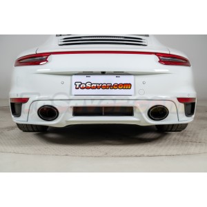 Porsche 911/991 (2012-2019) Old to New 992 Turbo SD Style Rear Bumper + Tail Lights + Center Light Bar Upgrade BodyKit