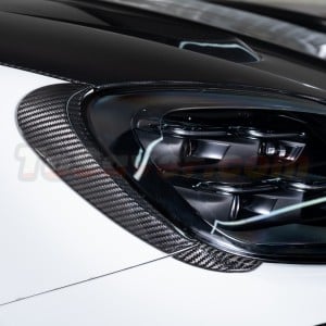 Porsche Cayenne/Coupe 2024+ (9Y0.2) MANSORY Style Dry Carbon Fiber Headlight Eyebrows - Upgrade Body Kit - Free Shipping