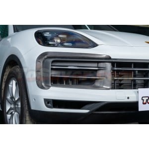 Porsche Cayenne/Coupe 2024+ (9Y0.2) MANSORY Style Front Bumper Grille Trim  - Dry Carbon Fiber Upgrade - Free Shipping