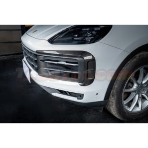 Porsche Cayenne/Coupe 2024+ (9Y0.2) MANSORY Style Front Bumper Grille Trim  - Dry Carbon Fiber Upgrade - Free Shipping