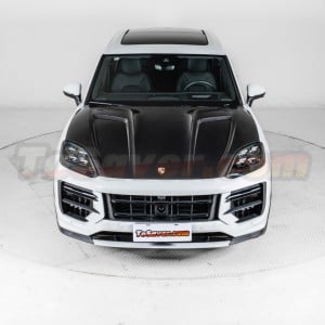 Porsche Cayenne/Coupe 2024+ (9Y0.2) TechArt Style Dry Carbon Fiber Hood - High-Performance Upgrade - Free Shipping