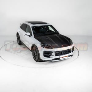 Porsche Cayenne/Coupe 2024+ (9Y0.2) TechArt Style Dry Carbon Fiber Hood - High-Performance Upgrade - Free Shipping