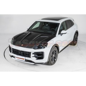 Porsche Cayenne/Coupe 2024+ (9Y0.2) TechArt Style Dry Carbon Fiber Hood - High-Performance Upgrade - Free Shipping