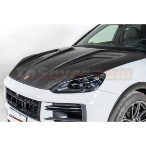 Porsche Cayenne/Coupe 2024+ (9Y0.2) TechArt Style Dry Carbon Fiber Hood - High-Performance Upgrade - Free Shipping