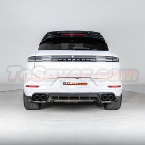 Porsche Cayenne/Coupe 2024+ 9Y0.2 TechArt Style Dry Carbon Fiber Front Lip & Rear Diffuser - Aerodynamic Upgrade - Free Shipping